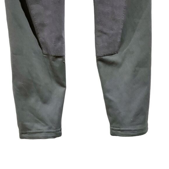 KERRITS Riding Breeches Pants Gray Leather Knee Patch Size Medium - Picture 10 of 13